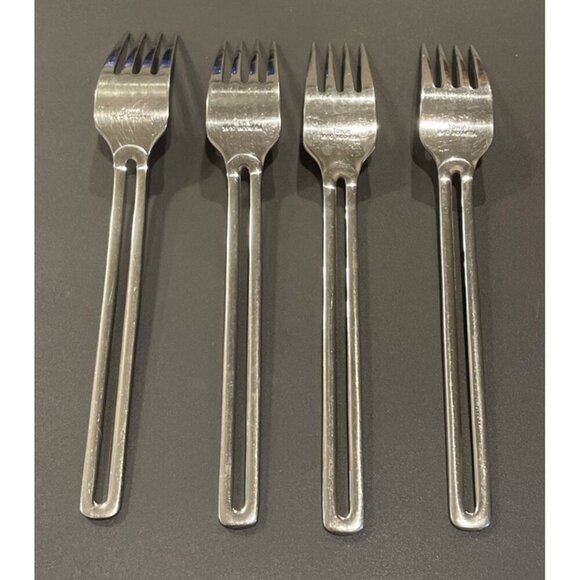 Towle Nordic 18/10 Stainless Dinner Forks Fork‎ Set Of 4 Indonesia Flatware - Picture 2 of 4